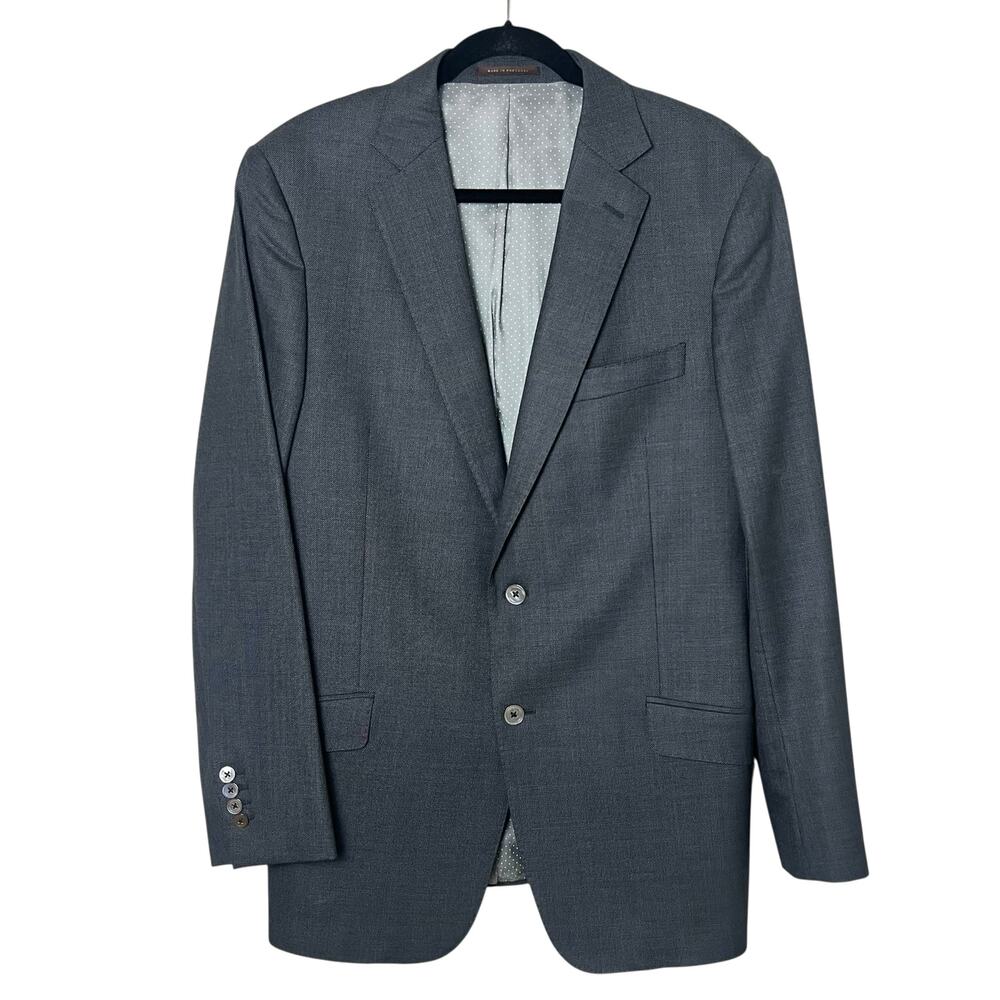 J. Hilburn Vitale Barberis Canonico Sport Coat Blazer Men's 43L Italian Wool